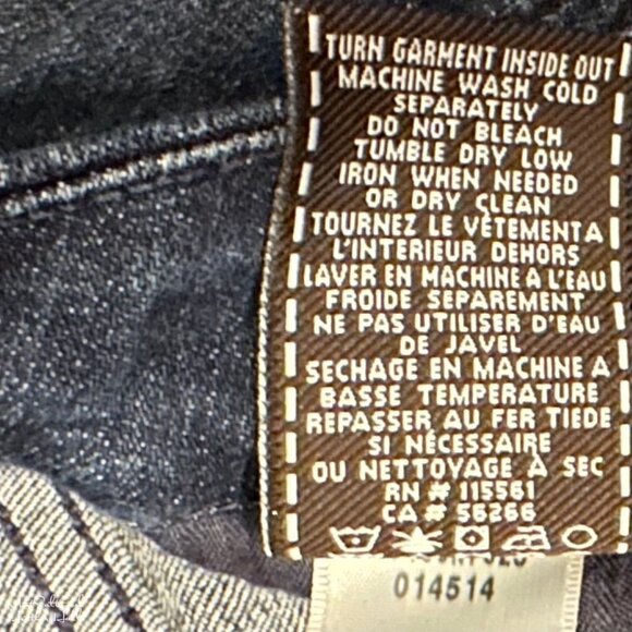 7 For All Mankind A Pocket Bootcut Jeans Size 31 - Picture 6 of 7